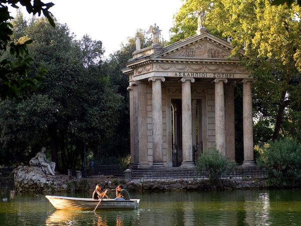 Villa Borghese Gardens, Rom