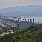 Three Gorges Dam in the Yangtze River, Hubei, China