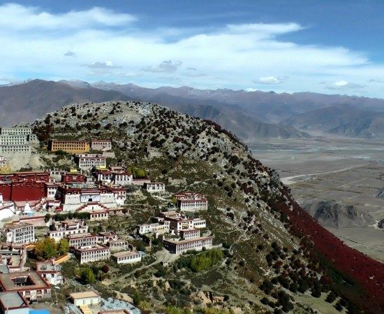 ganden monastery, tibet