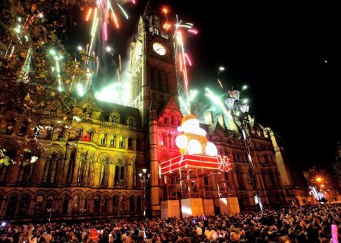 manchester christmas lights