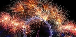 London – the first New Year party of Prince George