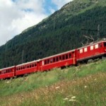 Switzerland, Italy Train Route