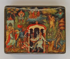 Palekh and Fedoskino Lacquer Boxes
